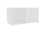Mobile Tv Bianco 72X35X36,5 Cm Materiale A Base Di Legno