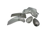 Lenti Degli Indicatori Di Direzione E Fanale Posteriore STR8 Per Gilera Runner (Dal 2003), Carbon Look