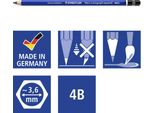 Staedtler® 100A-4B Aquarellstift Mars® Lumograph® Aquarell
