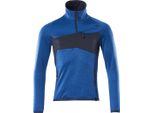 Pullover In Pile Con Zip Corta Azzurro/Nero-Blu, Taglia 5XL Mascot 18003-316-91010