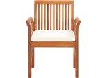 Vidaxl Sedie Da Pranzo Da Giardino Con Cuscini 4 Pz. Legno Massiccio Di Acacia