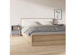 Vidaxl Comodini 2 Pz. Grigio Sonoma 40X35X50 Cm