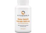 Vitaworld Estratto Di Reishi Rosso 500 Mg | 100 Capsule | 40% Di Polisaccaridi | 400 Mg Di Polisaccaridi Per Dose Giornaliera | Vegano