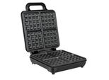 Teesa TSA3224 Piastra Per Waffle 4 Waffle 1100 W Nero, Acciaio Inox