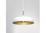 Lincoln Bianco/Oro Luce A Sospensione 1Xe27 45Cm Luce A Soffitto Lampada A Soffitto Luce A Sospensione