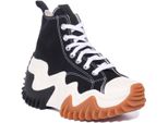 Converse Run Star Motion Hi Lace Up Le Wand Platform Trainers Nero Bianco - 7.5 Uk - 42 Eu - 8.5 M/10 F Us / Black & White