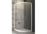 Cabina Doccia Ravak Blix BLCP4-90 Bianco+Grape Doppia Porta 3B270100ZG