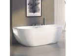 Vasca Da Bagno Autoportante Ravak Freedom L 166 X 80 Cm Showwhite XC00100024