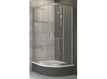 Cabina Doccia Ravak Blix BLCP4-90 Sabina Satin 175 Cm Doppia Porta 3B270U40Z1