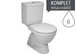 Jika Lyra Plus - Wc Combinato, Scarico Posteriore, Doppio Scarico, Bianco H8263840002413