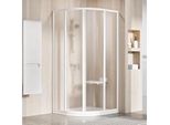 Cabina Doccia Ravak SKCP4-90 195 A Doppia Anta Bianco+Grape 3117O102ZG