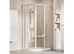 Cabina Doccia Ravak SKCP4-90 195 Doppia Porta Satinata+Trasparente 3117OU02Z1