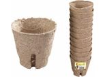 Vaso Da Fiori In Torba Nohel Garden Con Intaglio D6Cm 24Pz