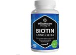 Biotina 10 Mg Ad Alto Dosaggio+Zinco+Selenio Compresse 480 Capsule
