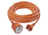 Emos Cavo Mobile Bipolare 20 M / 1 Presa / Arancione / Pvc / 230 V / 1,5 Mm2, P01320R