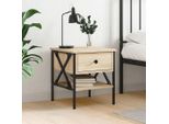 Vidaxl Comodino Rovere Sonoma 40X42X45 Cm Materiale A Base Di Legno