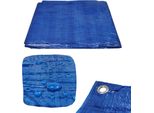 Telone Bsd - Telone Impermeabile, Telone In Tessuto, Telone Protettivo - Leggero - Blu - 50G/M? - 3X4M