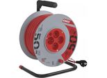 Cavo Di Prolunga, 50M / 230V, Bobina, 4 Prese