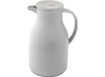 Caraffa Thermos Grigio Chiaro Da 1 Litro Con Pulsante Di Aspirazione In Acciaio Inox