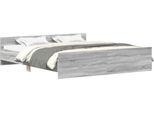 Giroletto Con Testiera E Pediera Grigio Sonoma 200X200 Cm
