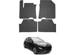 2018-2023 Hyundai Kona Electric Tappetini In Gomma Nera 4 Pz