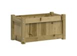 Vidaxl Fioriera 60X31X31 Cm In Legno Di Pino Impregnato