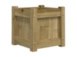 Vidaxl Fioriera 31X31X31 Cm In Legno Di Pino Impregnato