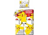 PokéMon Bettbezug Pikachu 140 X 200 Cm (Rot/Weiß)