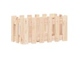Vidaxl Fioriera A Picchetto Design 60X30X30 Cm In Legno Di Pino Massiccio