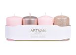 Nohel Garden Candela Dell'avvento War Mix D6X10Cm 4Pcs