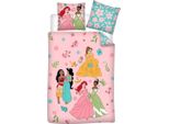 Disney Princess Bettbezug Rosa- Einzel - 140 X 200 Cm