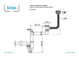 Lavelli Siphon 1 1/2" Per Lavelli In Acciaio Inox Salvaspazio"