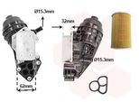 Van Wezel 30013723 Radiatore Olio Motore Adatto Per MERCEDES-BENZ Classe B (W246, W242) Classe A (W176) Cla Coupé (C117) Gla (X156) Cla Shooting Brake