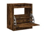 Vidaxl Scarpiera In Rovere Fumé 60X42X69 Cm Materiale A Base Di Legno