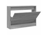 Vidaxl Scarpiera Grigio Sonoma 80X21X57 Cm Materiale A Base Di Legno
