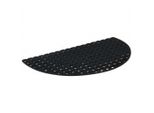 Vidaxl Zerbino Semicircolare 45X75 Cm In Gomma