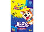 Blocco Da Disegno A4 Astino - 20 Fogli 100G Ideale Per La Creazione Artistica! Carta Di Alta Qualità Che Ispira A Creare Meravigliose Opere D'arte.