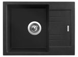 Lavello In Granito Rapid 580 N 435 X 580 Mm Granito Nero SIGRA580435N30