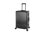 Travelhouse Tokyo Valigia In Alluminio Nera L-72Cm Valigia Rigida Trolley Da Viaggio Valigia Trolley 2X Tsa Chiusura A Combinazione 4 Ruote Doppie 360° Rotelle Vol. 83,5L