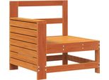 Divano Da Giardino Con Braccioli 69X62X70,5 Cm In Legno Di Pino Massiccio