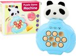 Pop-It Panda Gioco Peluche Blu Arcade Console Pad Vibrazione