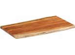 Vidaxl Piano Da Tavolo 120X60X3,8Cm Rettangolare In Legno Massiccio Acacia Bordo Albero