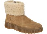 Clarks Torhill Turn Stivaletti Da Donna - Stivaletti Invernali Marrone Nuovo