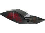 Fanalino Stop Posteriore Con Frecce STR8 Black Line Nero Omologato