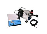 Compressore Per Aerografo Af18K-2 + Ugello Aerografo 0,3 Mm