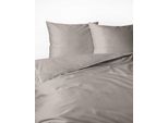 Deco4Home Biancheria Da Letto Macrosatin Pure | 220X200Cm | Tubature | Beige