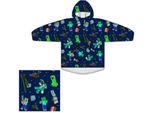 Poncho Con Cappuccio Minecraft Adulti - Poliestere