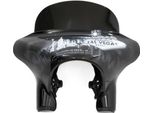Cupolino Medio Isotta Fumè Scuro Con Omologazione Abe Per Harley Davidson Flsb Sport Glide Senza Attacchi
