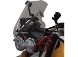 Cupolino Basso Isotta Trasparente Con Omologazione Abe Per Moto Guzzi V85 Tt Senza Attacchi
