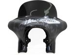 Cupolino Alta Protezione Isotta Fumè Scuro Abe Per Harley Davidson Flsb Sport Glide Senza Attacchi